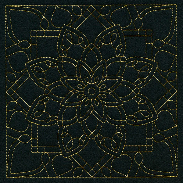 Mesmerizing Mandala Quilting Square 6 - Image 10