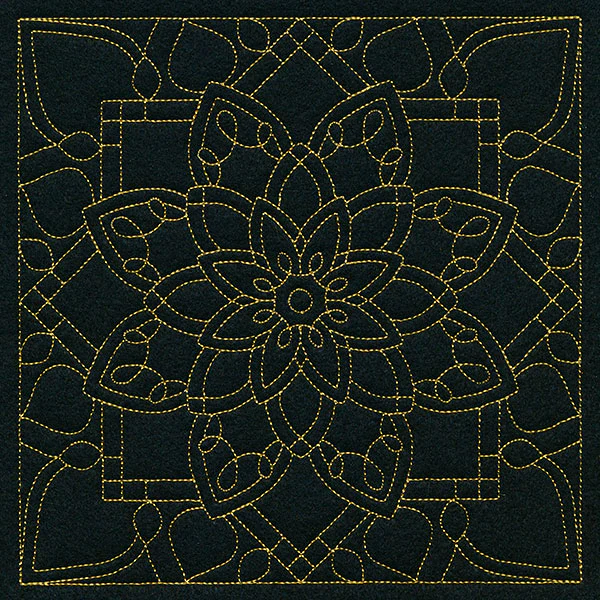 Mesmerizing Mandala Quilting Square 6 - Image 18