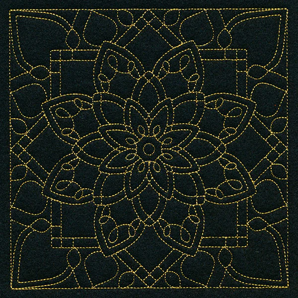 Mesmerizing Mandala Quilting Square 6 - Image 22