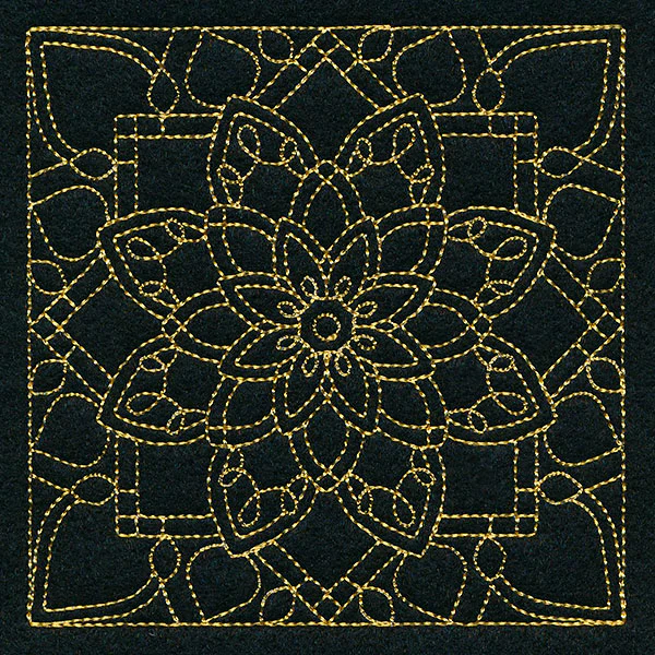 Mesmerizing Mandala Quilting Square 6 - Image 30