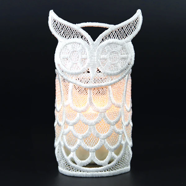 Mesmerizing Owl Candle Wrap (Lace) - Image 5