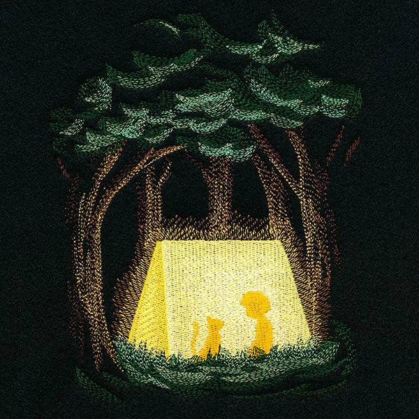 Midnight Camping Silhouette - Image 3