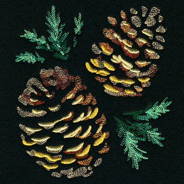 Midnight Elegance Pinecones - Image 3