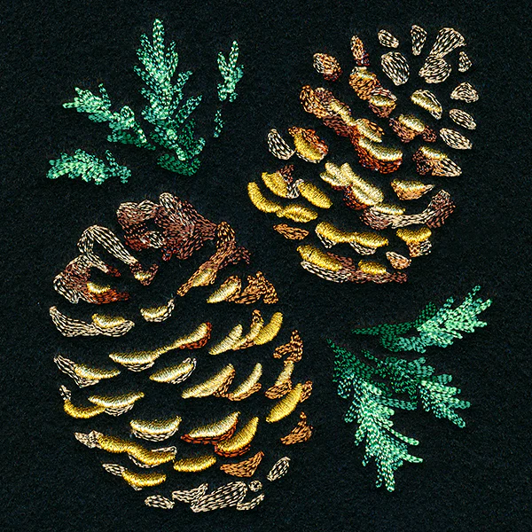 Midnight Elegance Pinecones - Image 5