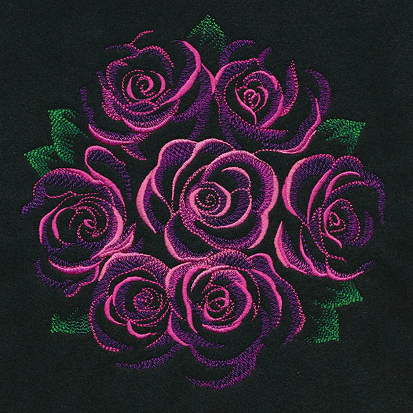 Midnight Rose Bouquet - Image 4