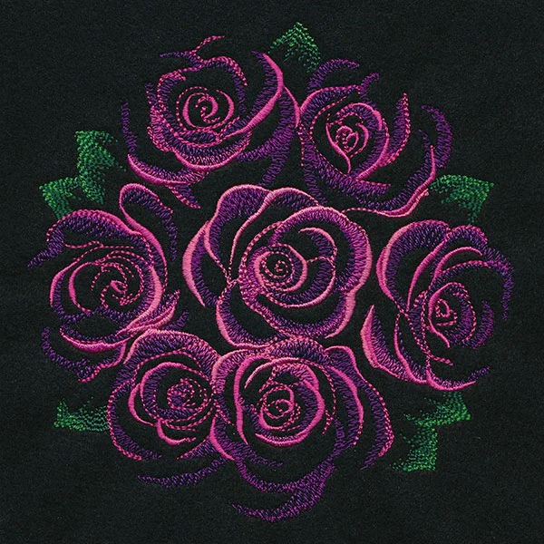 Midnight Rose Bouquet - Image 7