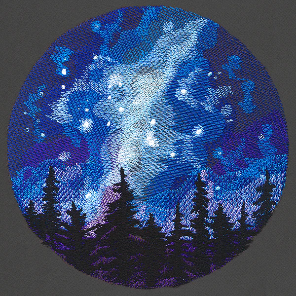 Milky Way Forest Scene - Image 3
