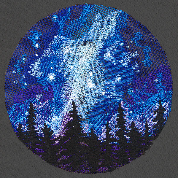 Milky Way Forest Scene - Image 7