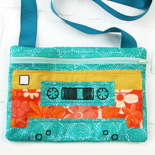 Mix Tape Zipper Pouch (In-the-Hoop) - Image 3