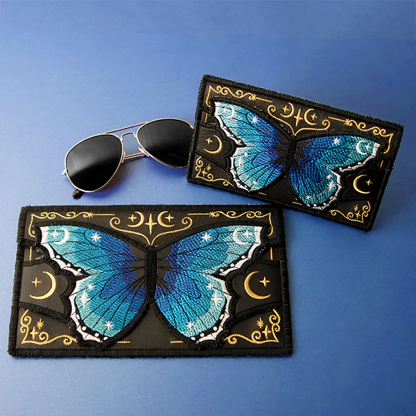 Modern Blue Morpho Clutch (In-the-Hoop) - Image 10