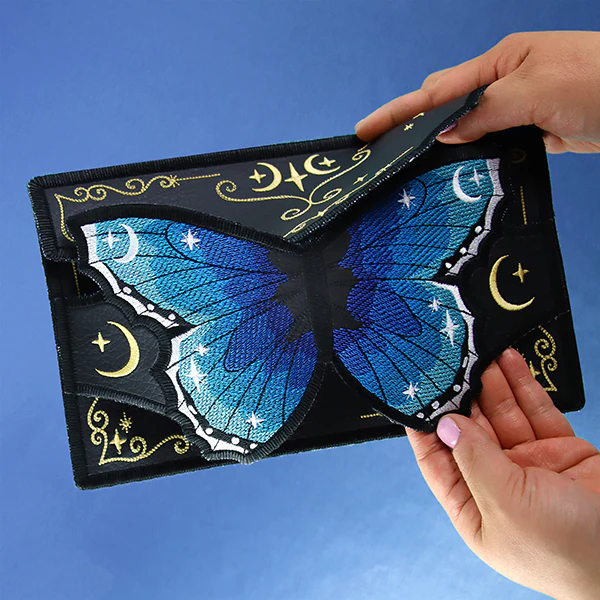 Modern Blue Morpho Clutch (In-the-Hoop) - Image 4
