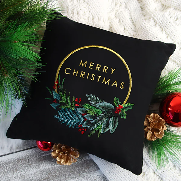 Modern Merry Christmas Wreath - Image 2