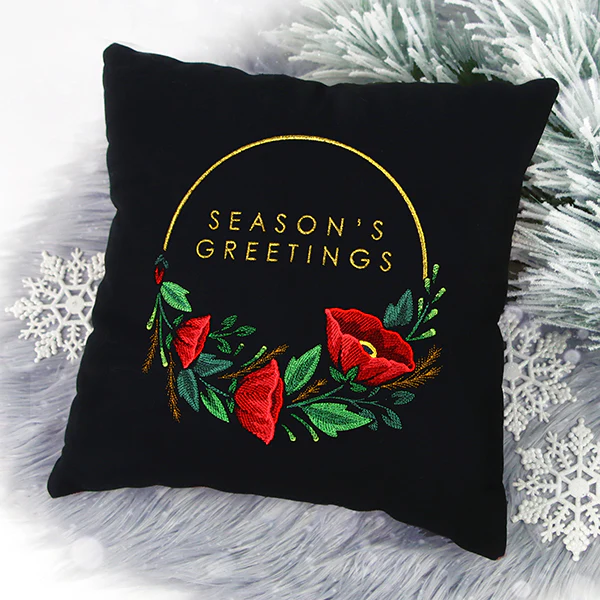 Modern Season's Greetings Wreath - Image 4