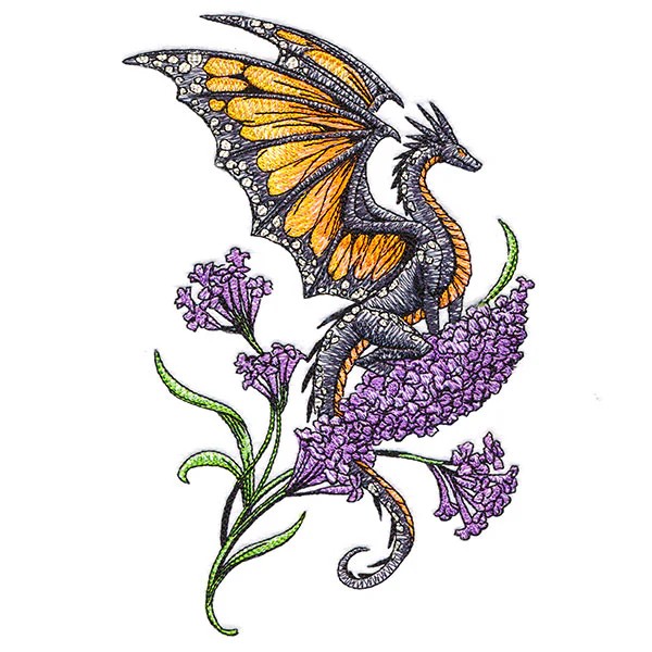 Monarch Dragon and Lilacs - Image 5