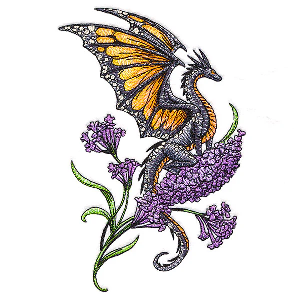 Monarch Dragon and Lilacs - Image 7