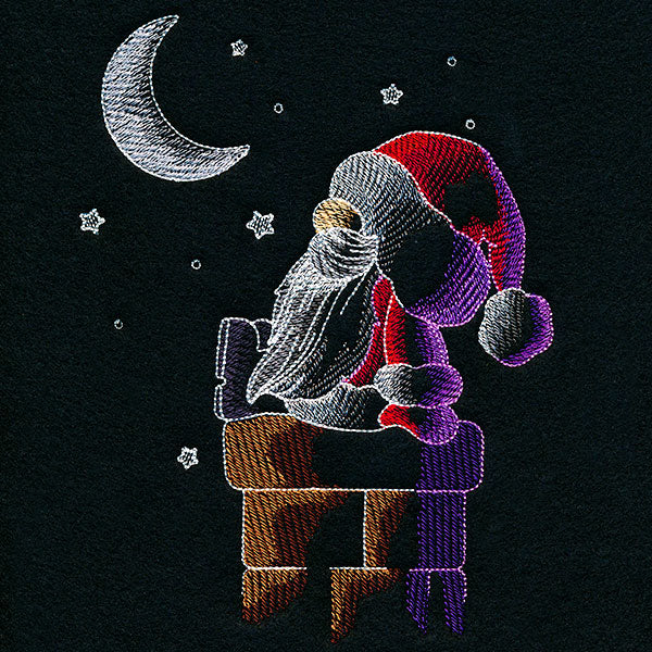 Moon Gazing Santa Gnome - Image 3