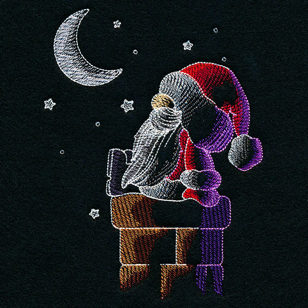 Moon Gazing Santa Gnome - Image 5