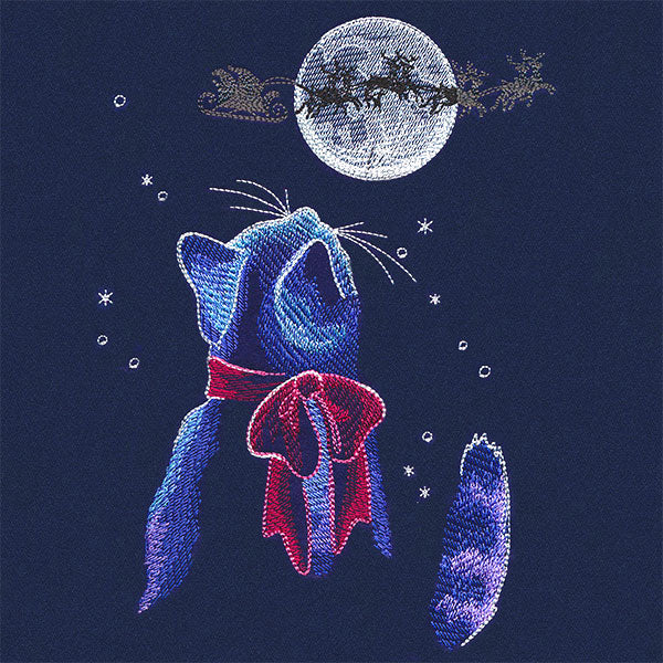 Moonlit Christmas Kitty - Image 3