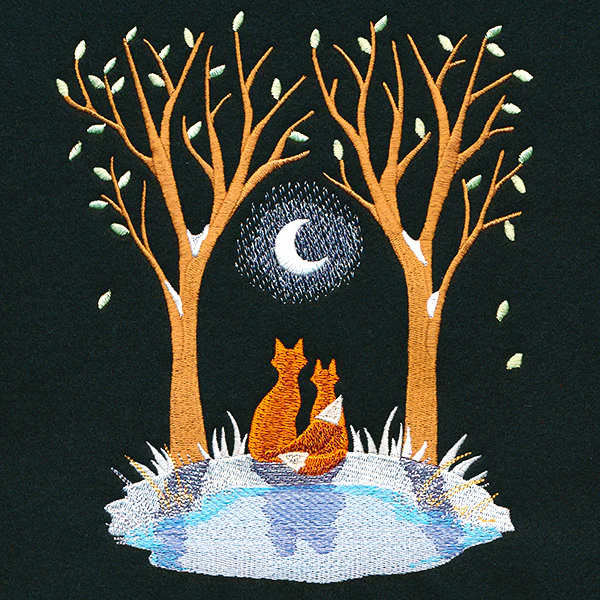 Moonlit Frost Scene - Image 7