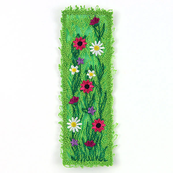 Mossy & Magical Lace Edge Bookmark (In-the-Hoop) - Image 2