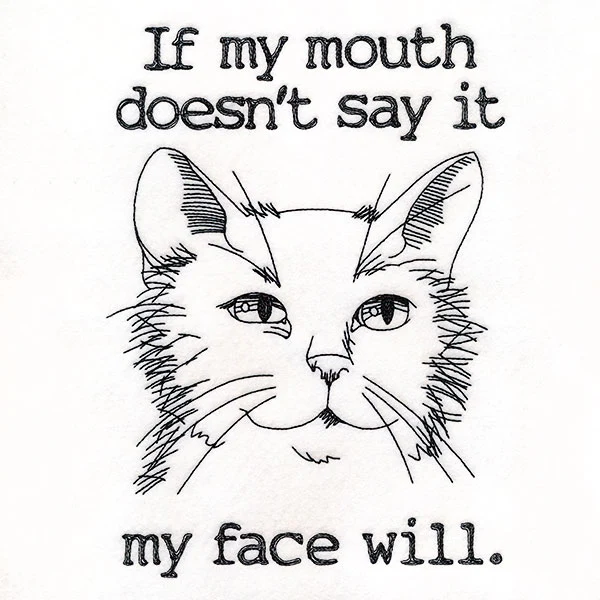 My Face Says It Cat