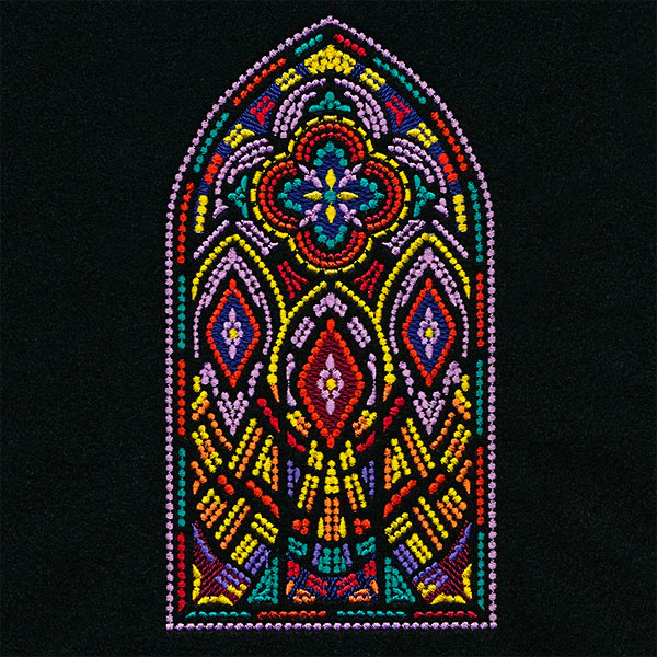 Mystical Enlightenment Stained Glass Window - Image 4