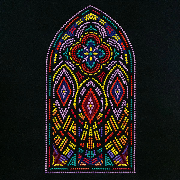 Mystical Enlightenment Stained Glass Window - Image 5