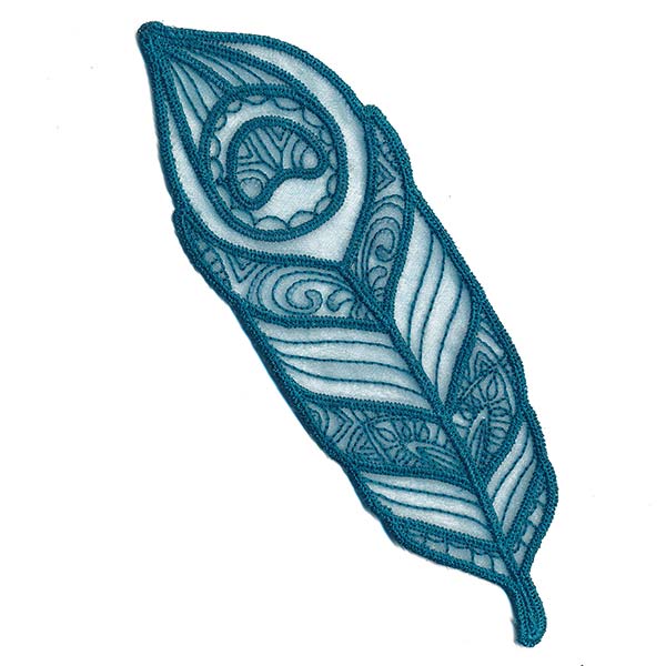 Nature's Charms - Feather 2 (Freestanding Organza) - Image 2