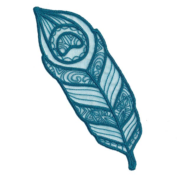 Nature's Charms - Feather 2 (Freestanding Organza) - Image 4