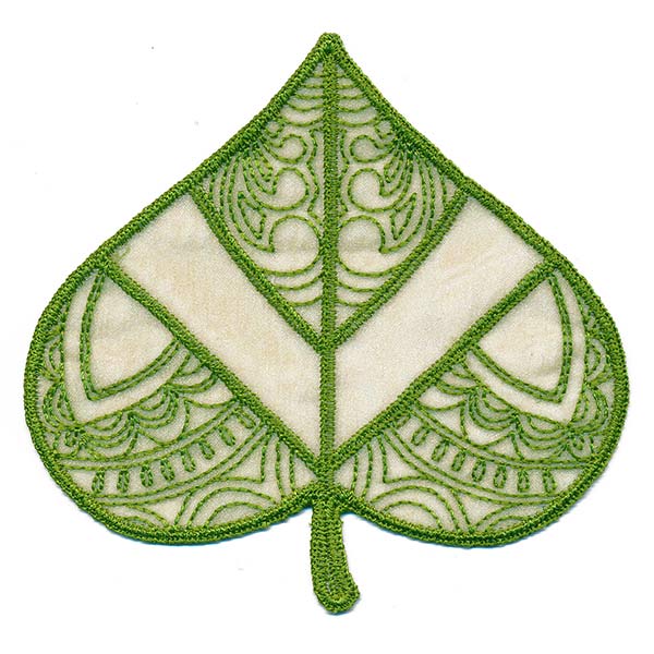 Nature's Charms - Leaf 1 (Freestanding Organza) - Image 2