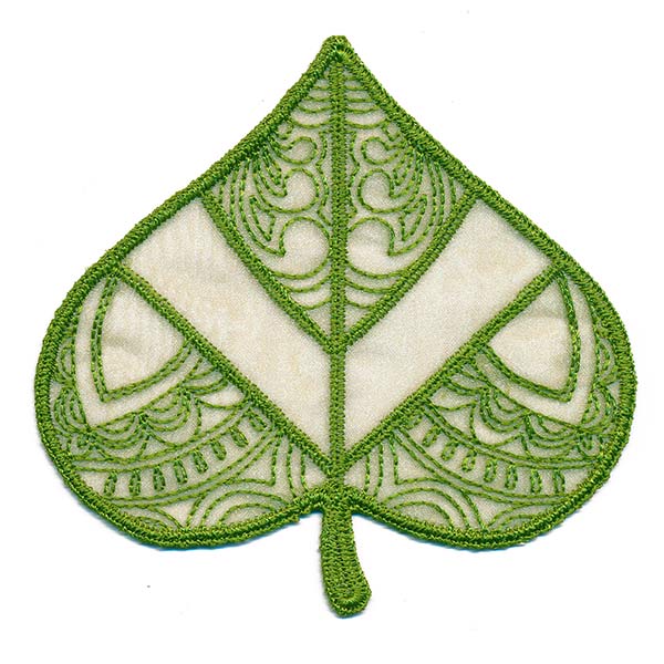 Nature's Charms - Leaf 1 (Freestanding Organza) - Image 3