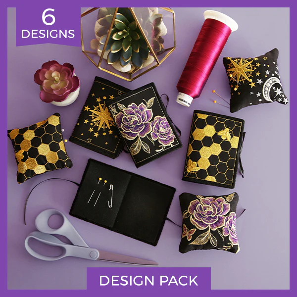 Needlebook & Pincushion Sewing Sets (In-the-Hoop) Design Pack - Image 72
