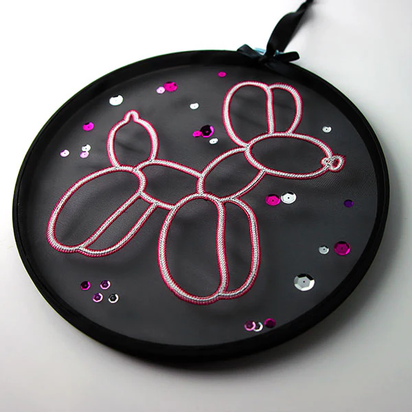 Neon Glow Balloon Dog