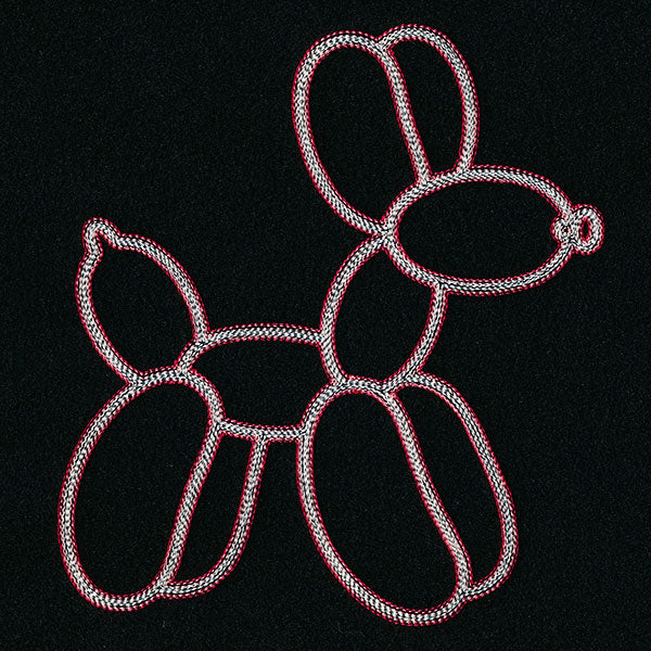 Neon Glow Balloon Dog - Image 3