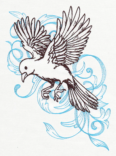 Nest - Bird in Flight - Image 4
