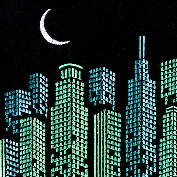 Night on the Town Cityscape Reflections - Image 8