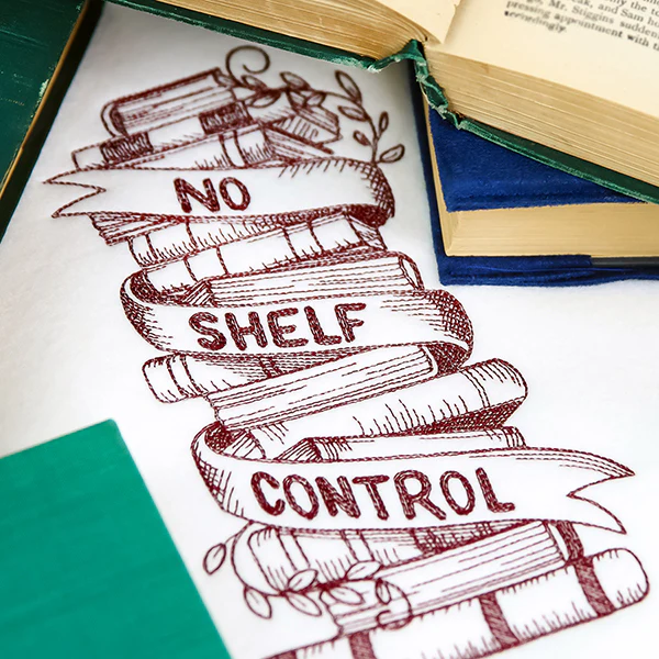 No Self Control Book Stack - Image 2