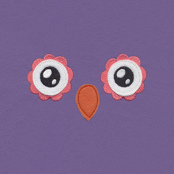 Noggin Nanimals - Owl Face (Applique) - Image 2