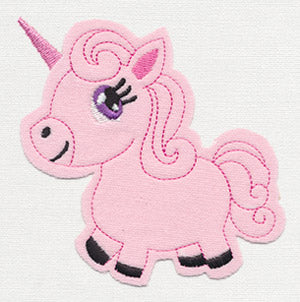 Noggin Nanimals - Unicorn (Applique) - Image 2