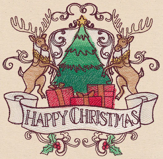 North Pole Express - Happy Christmas Crest - Image 2