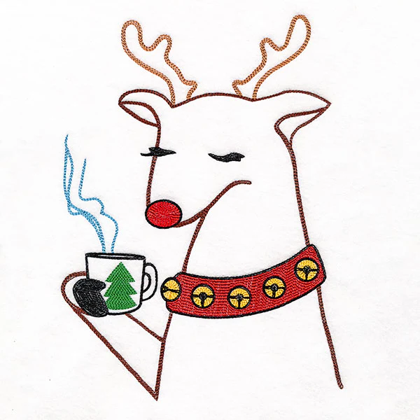 Not Before Coffee Christmas Reindeer - Image 5