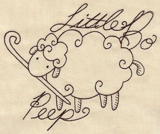 Nursery Rhymes - Little Bo Peep Sketch - Image 4