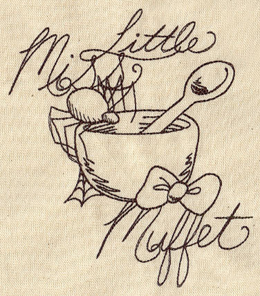 Nursery Rhymes - Little Miss Muffet Sketch - Image 2