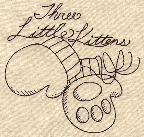 Nursery Rhymes - Three Little Kittens Sketch - Image 4