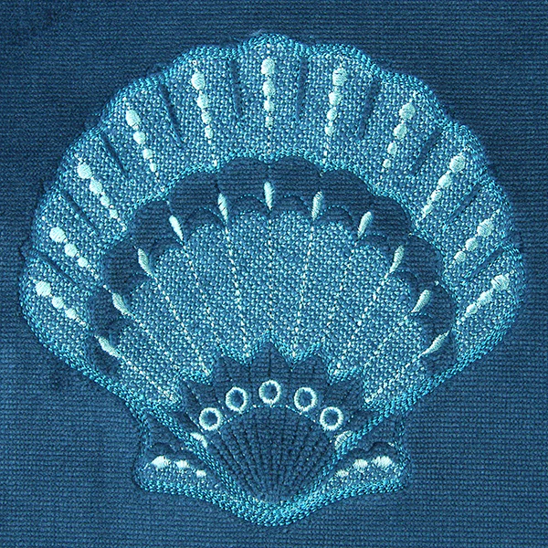 Ocean Breeze Fan Shell (Embossed) - Image 4