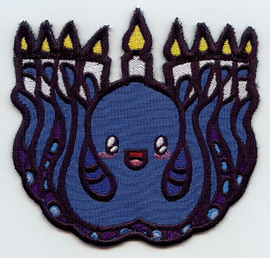 Octopus Menorah (Applique) - Image 3