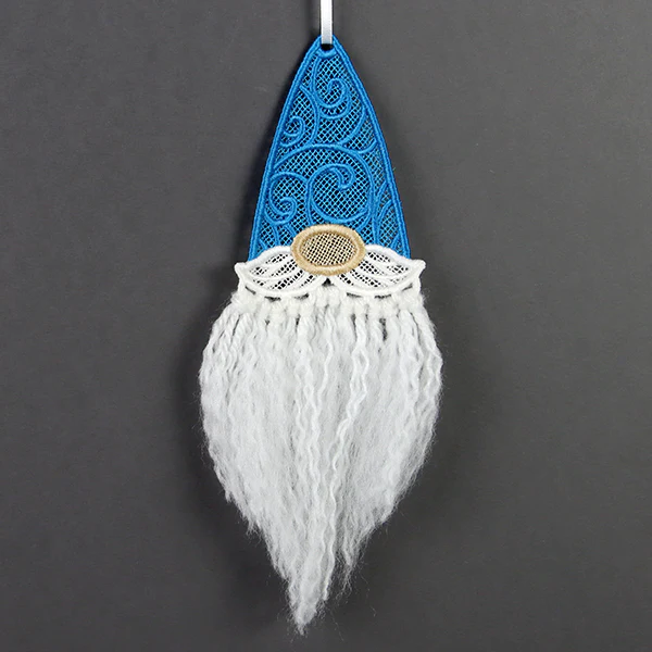 On the Fringe Gnome Ornament (Lace) - Image 3
