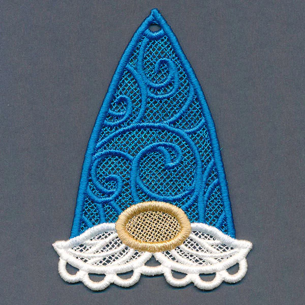 On the Fringe Gnome Ornament (Lace) - Image 4