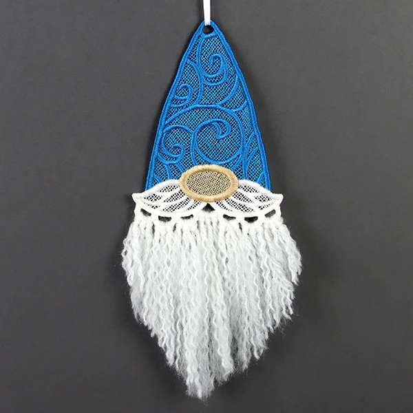 On the Fringe Gnome Ornament (Lace) - Image 6