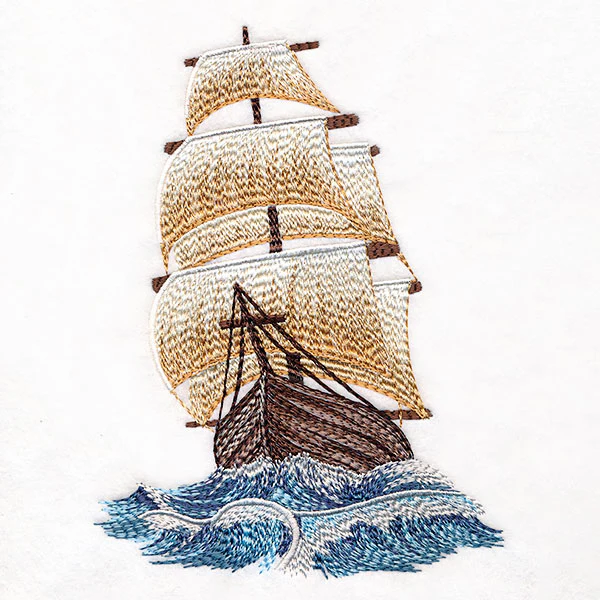 On the High Seas Clipper Ship - Image 3